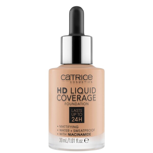 Fond de ten lichid cu acoperire Catrice HD 040 Bej cald<br>30ml