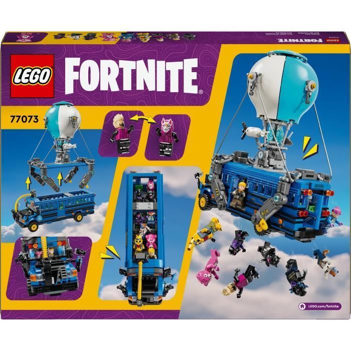 LEGO Fortnite 77073 Battle Bus - Set di costruzioni da collezione ispirato al videogioco