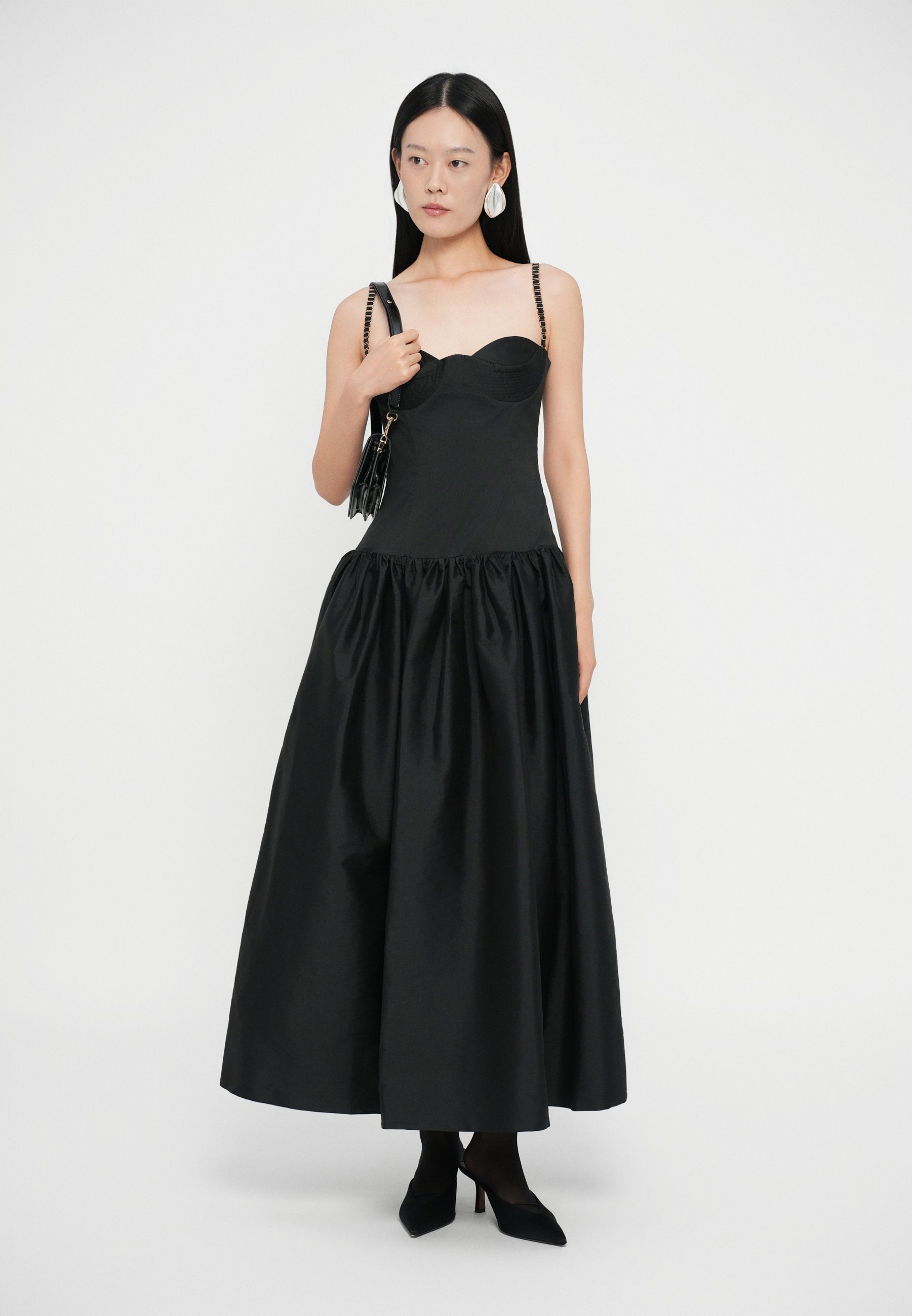 Robe midi Anna October CHLOÉ - Tenue de cérémonie - Noire