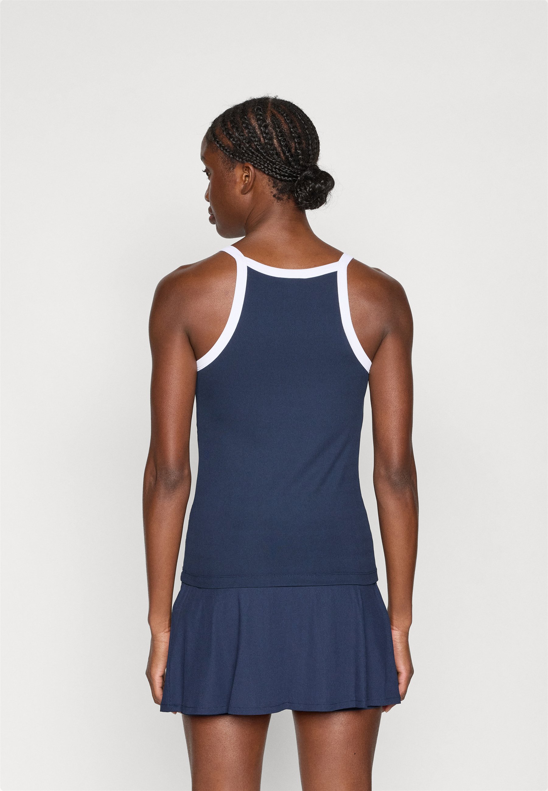 Lacoste Sport Tennis-Tanktop – marineblau/weiß
