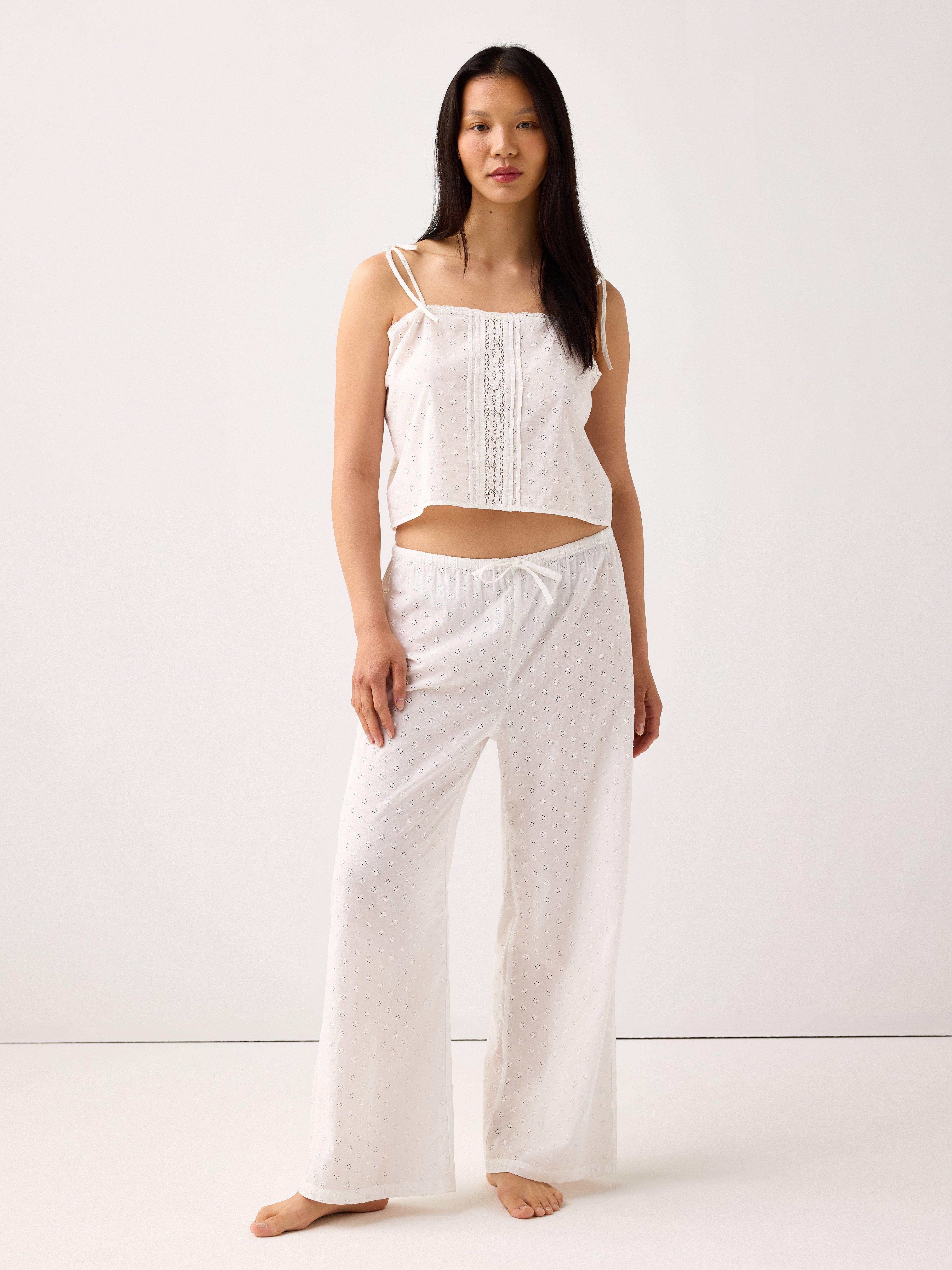 Pyjamasbyxor White