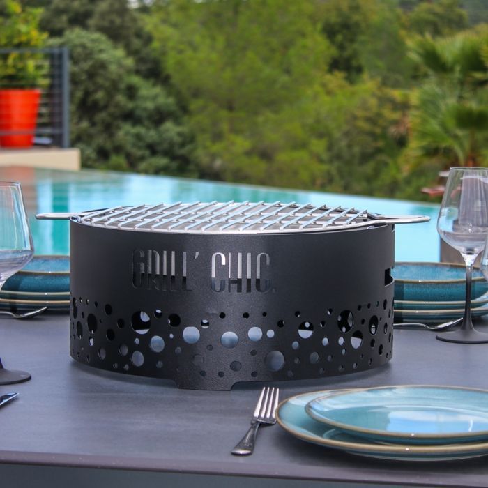 Barbecue Ptit Grill Acier Noir