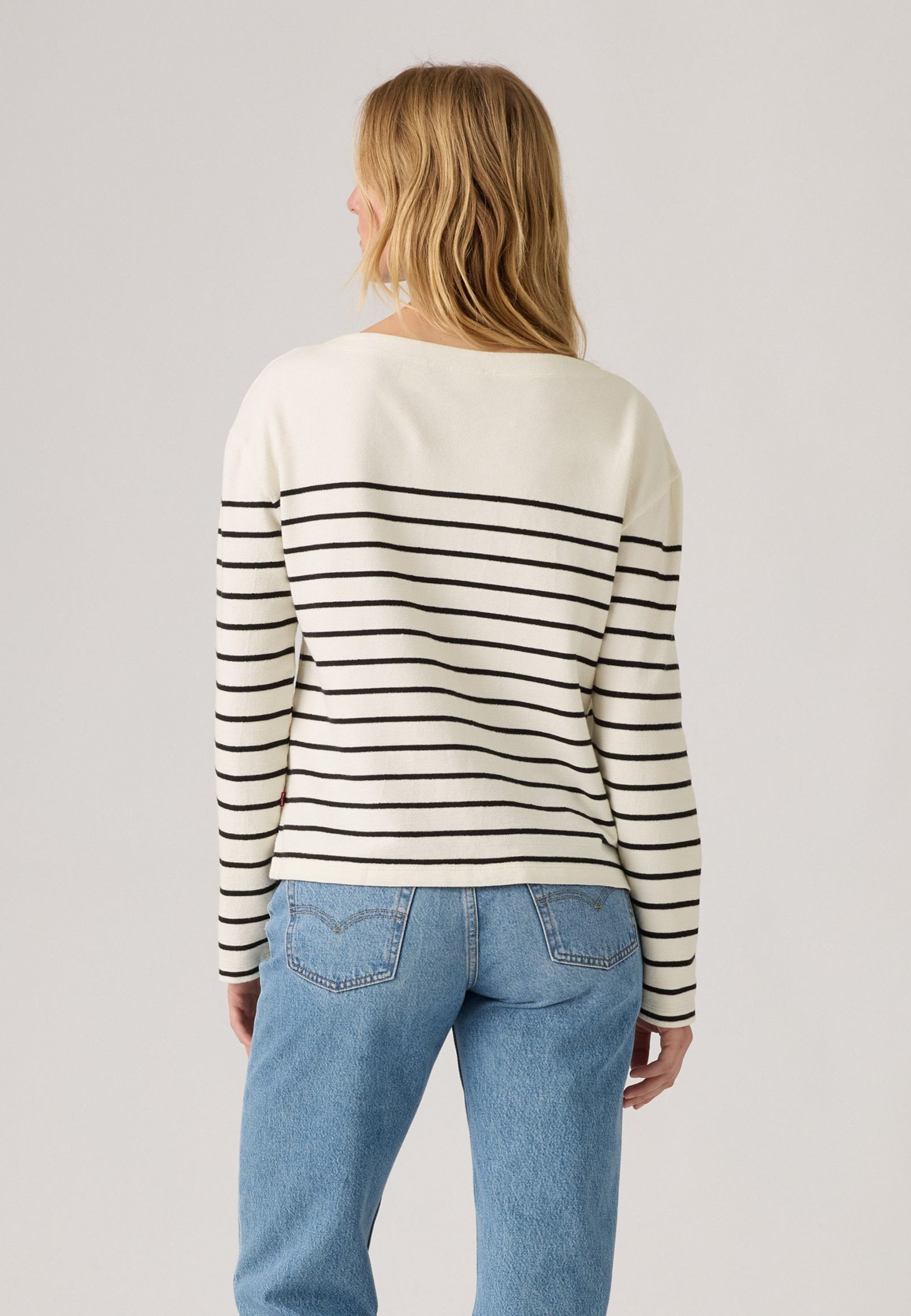 LEVI'S® MARIN - Genser - magnolia stripe egret anthraciteLevi's®