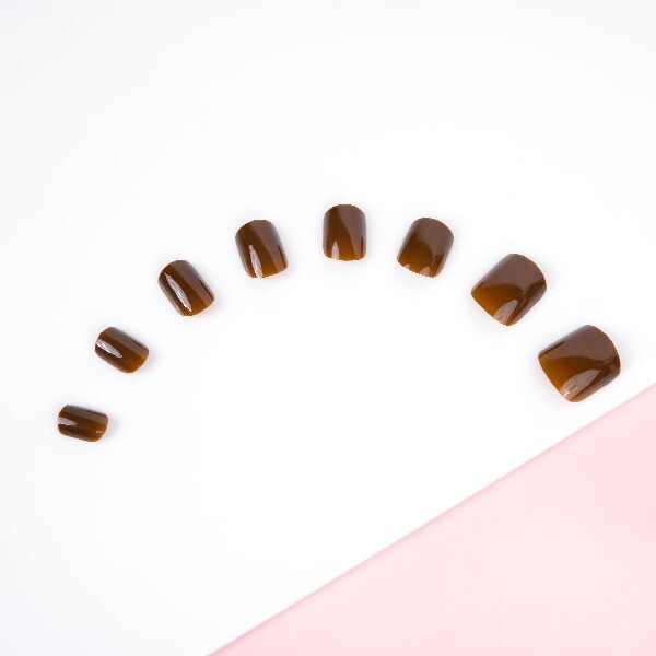 Invogue Coco Brown -neliökynnet - 24 kpl pakkaus