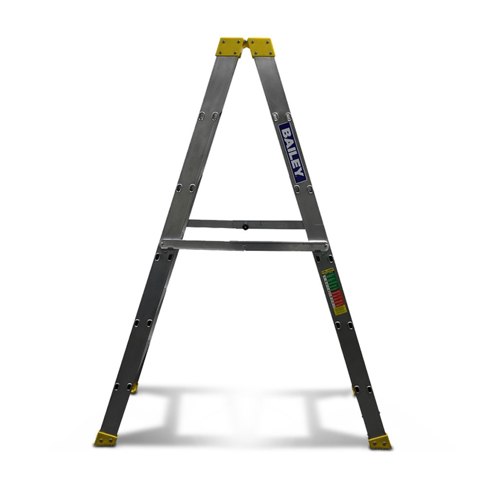 Escada de alumínio de dupla face BAILEY Step 6 Pro, 1,8 m, 150 kg, FS13963