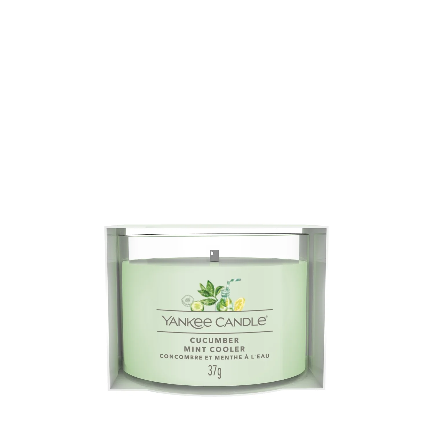 Filled Votive Candles Cucumber Mint Cooler - Candela Profumata