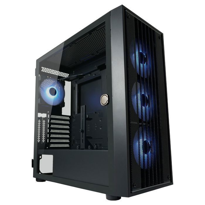 Case per PC da gaming - LC-Power Gaming 810B – Dark_Crawler_X - Compatibile con formato ATX - Flusso d'aria ottimizzato