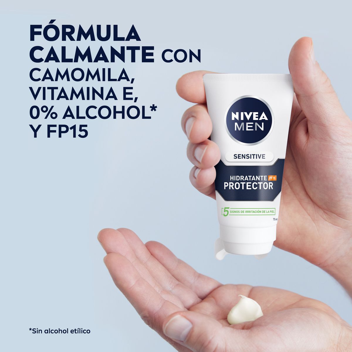 Vyrams skirtas apsauginis drėkinamasis kremas jautriai odai Drėkinamieji kremai vyrams