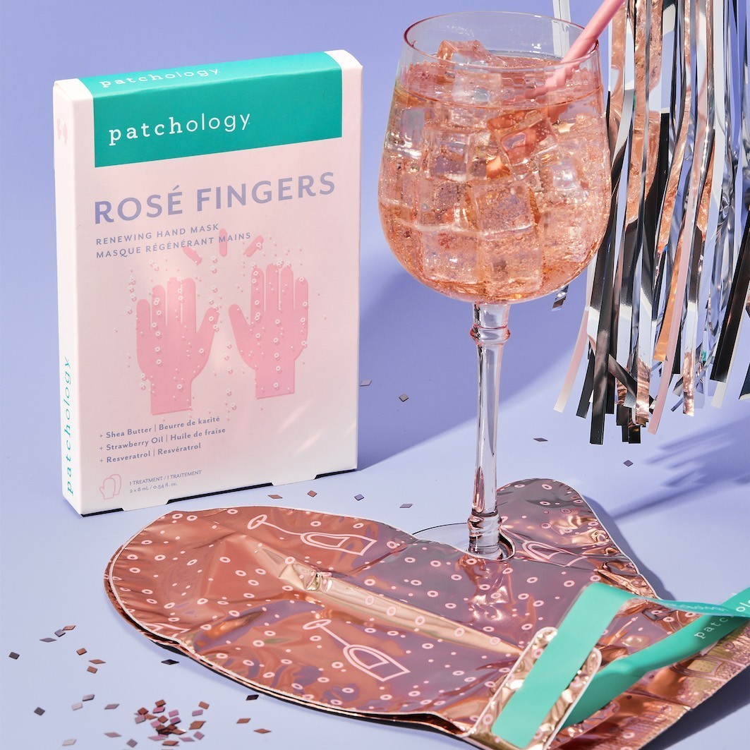 Patchology Rosé Fingers Obnovujúca maska na ruky - 1 pár