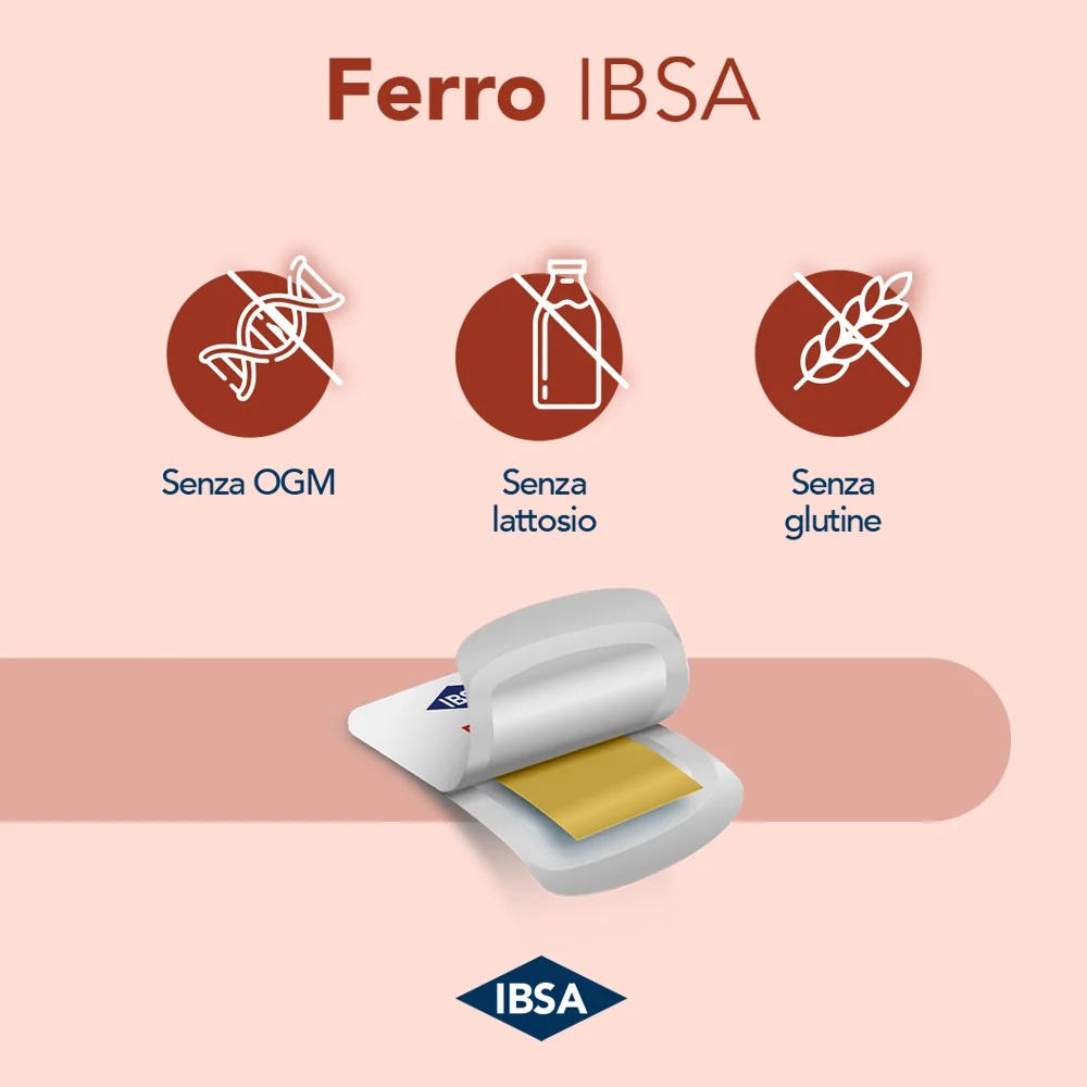 IBSA Ferro Ibsa 20 films orodispersibles Formation de globules rouges
