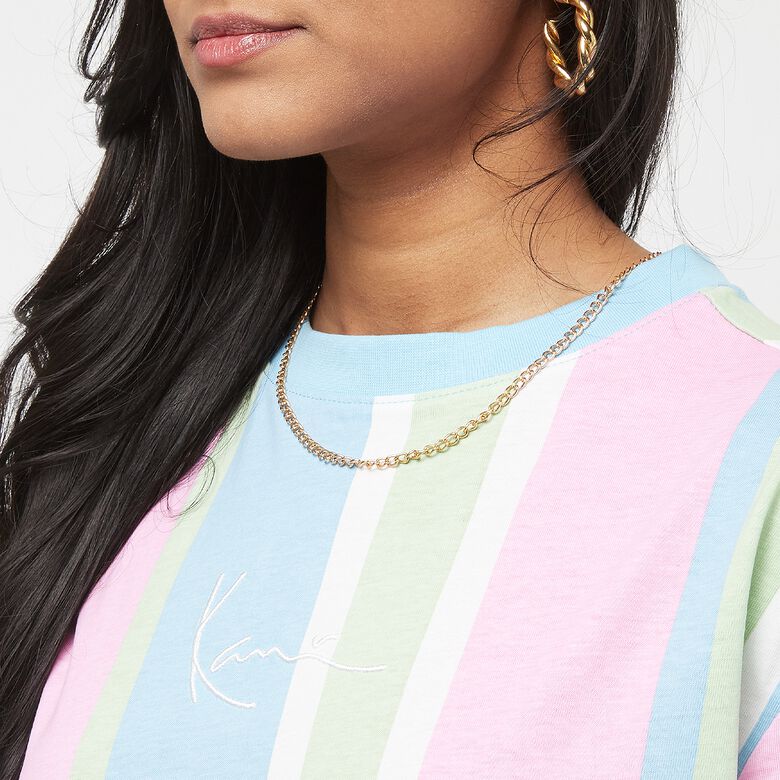 Koszulka w paski Small Signature Oversized