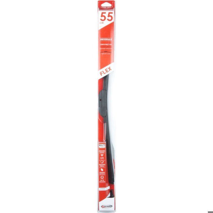 Start Scheibenwischerblatt, universelles gebogenes Scheibenwischerblatt, 55 cm
