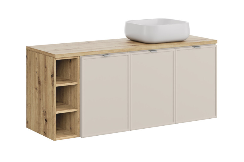 Zestaw Meblowy 140Cm Z Blatem I Umywalką Nika Set-Bc B Artisan 140Cm Un