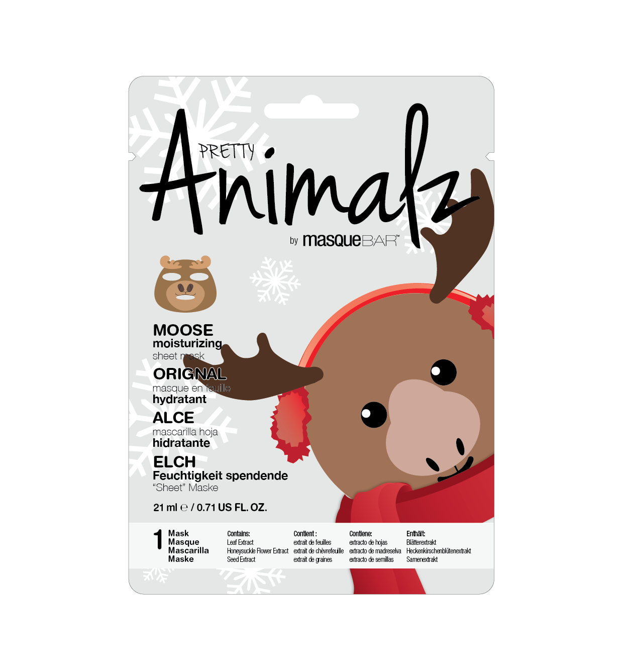 Хидратантна маска за лице Pretty Animalz Moose Маске за лице