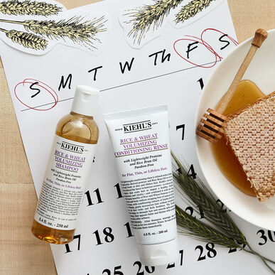 Kiehl's Rice and Wheat Volumizing Shampoo Volumsjampo for fint hår 250 ml 250 ml