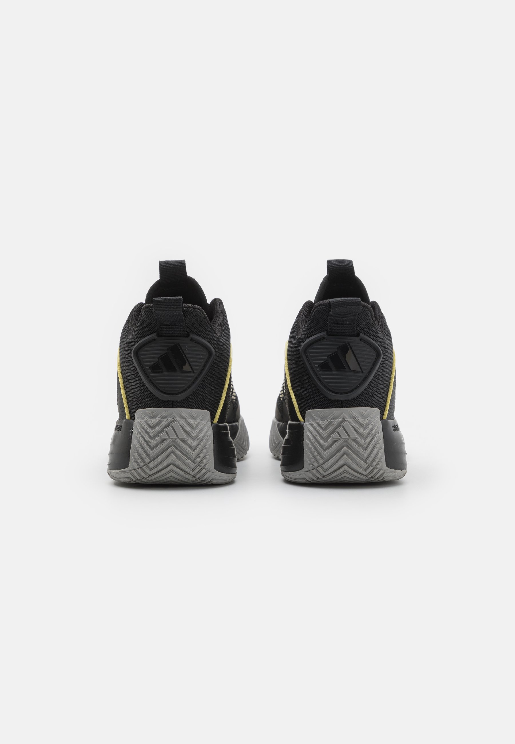 adidas Performance OWN THE GAME 3 - Basketbalové topánky - čierna/zlatá metalická/jednofarebná sivá