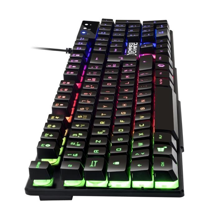Clavier Gamer - EMPIRE GAMING - K300 - AZERTY - Rétroéclairage LED RGB - Anti-Ghosting - 105 Touches