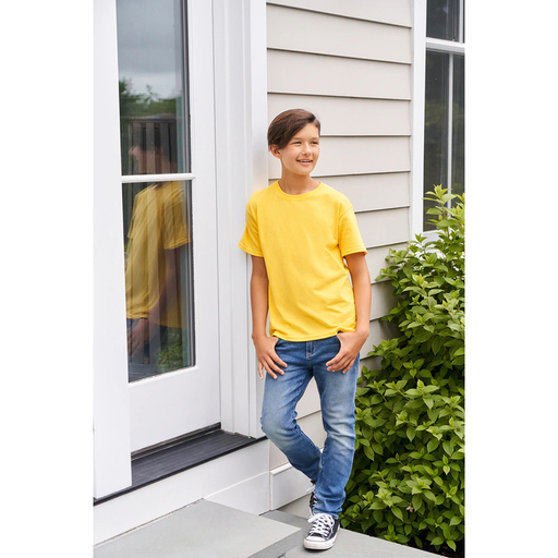 Camiseta Básica De Manga Corta Con Algodón Grueso (Paquete De 2)