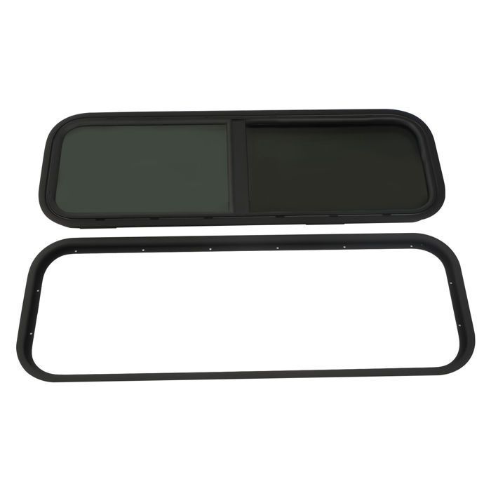 Ventana lateral corredera horizontal para autocaravana, caravana o furgoneta camper.
