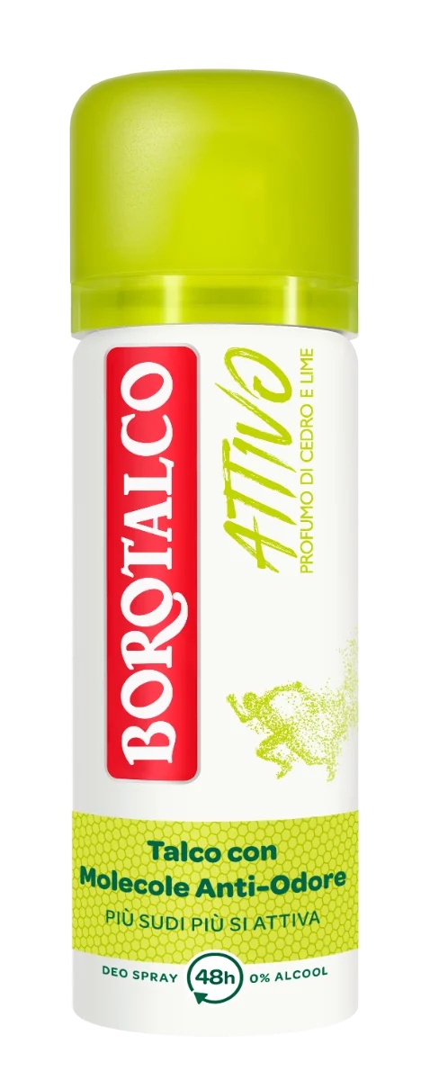 BOROTALCO Borotalco Desodorante Spray Ativo Amarelo 50 ml Desodorante 48h