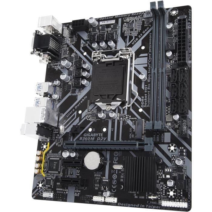 GIGABYTE B360M D2V Motherboard - Intel