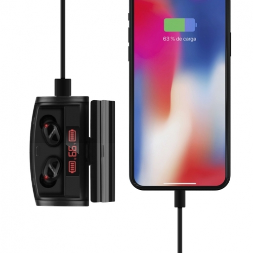 Auriculares Smartek Con Power Bank Integrado Tws-390