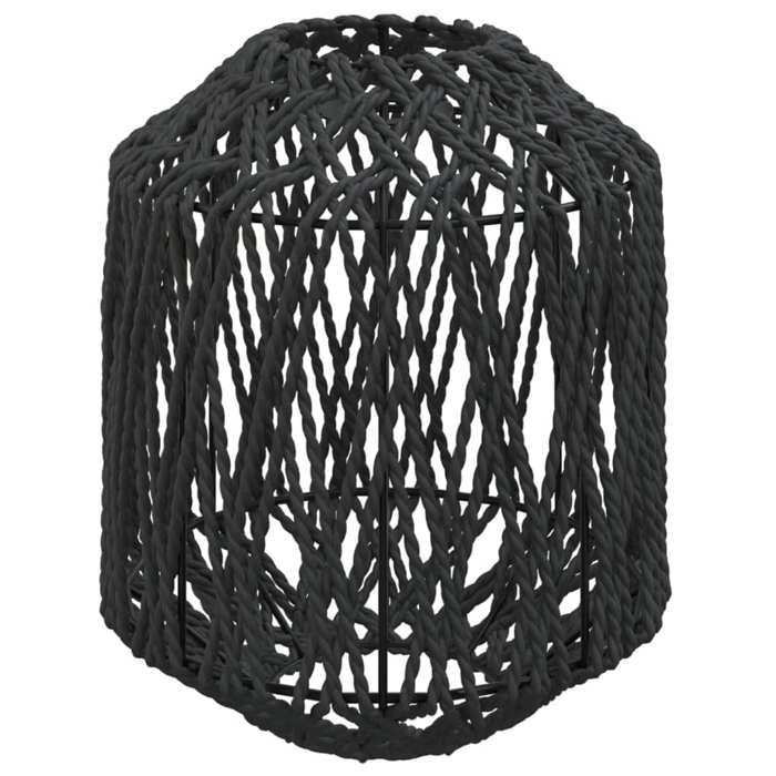 Lampenkap - vidaXL - Zwart - Ø23x28 cm - IJzer en papier