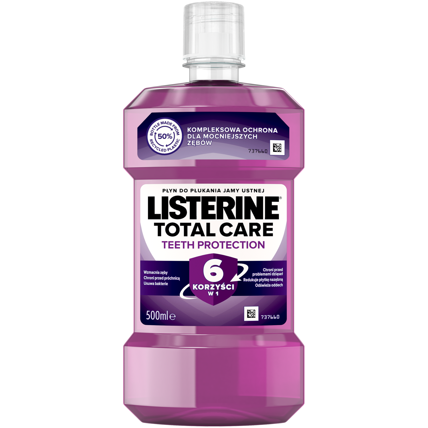 Στοματικό διάλυμα Listerine 500ml Total Care