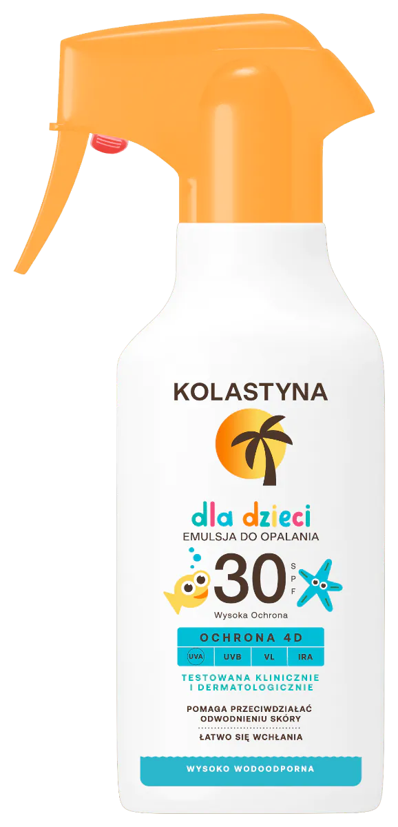 Kolastyna Sun Kids SPF30 - Emulsja do opalania dla dzieci spray SPF 30 200 ml