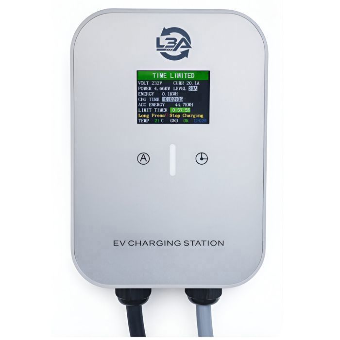 Estación de carga para vehículos eléctricos L3A AM5, cargador de coche de 5 kW, pantalla de 4,3