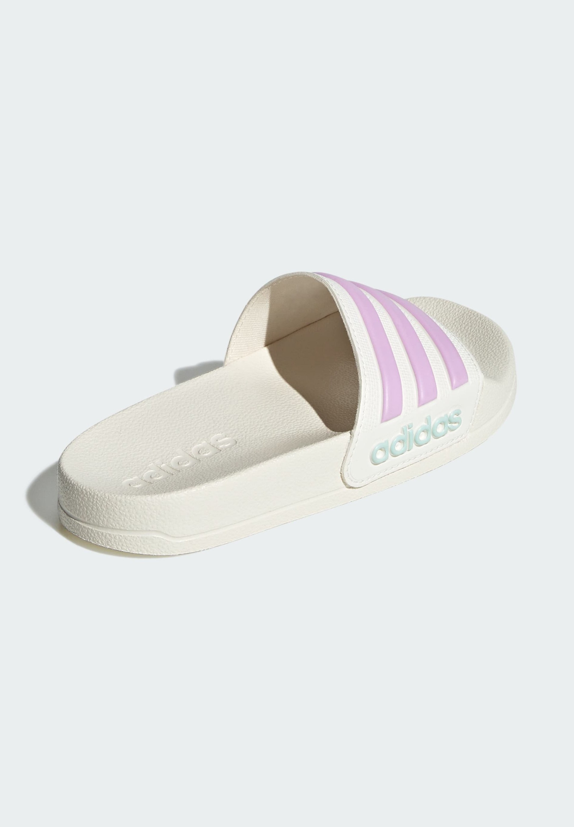 adidas Performance ADILETTE SHOWER - Badslippers - off white bliss lilac halo mint
