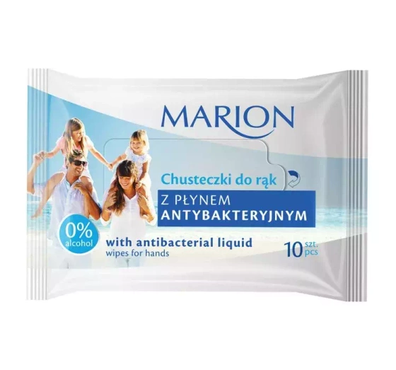 MARION CHUSTECZKI ANTYBAKTERYJNE DO RĄK 10SZT
