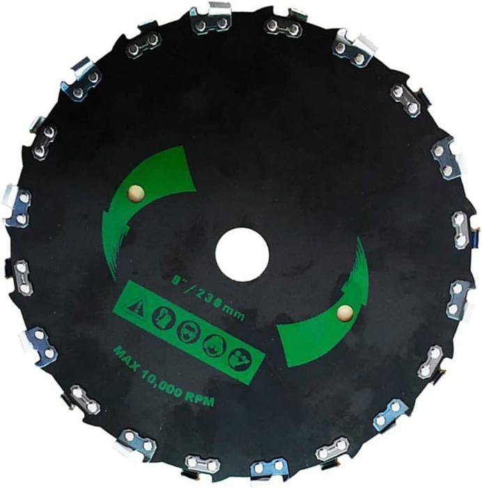 Cuchilla para desbrozadora - BEIJIYI - 20 dientes - Universal - Alto rendimiento - Compatible con 30 cc