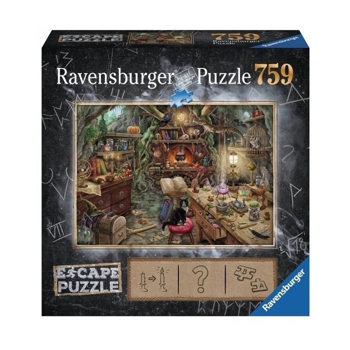 Puzzle Ravensburger Espace 759 pièces - Cuisine de sorcière - Enfant - Scène de vie - Marron