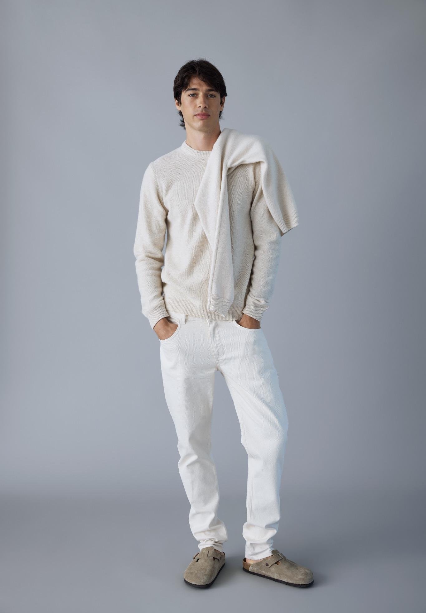 Casual Friday CFKARL CREW NECK - Maglione - melange sabbia chiaro
