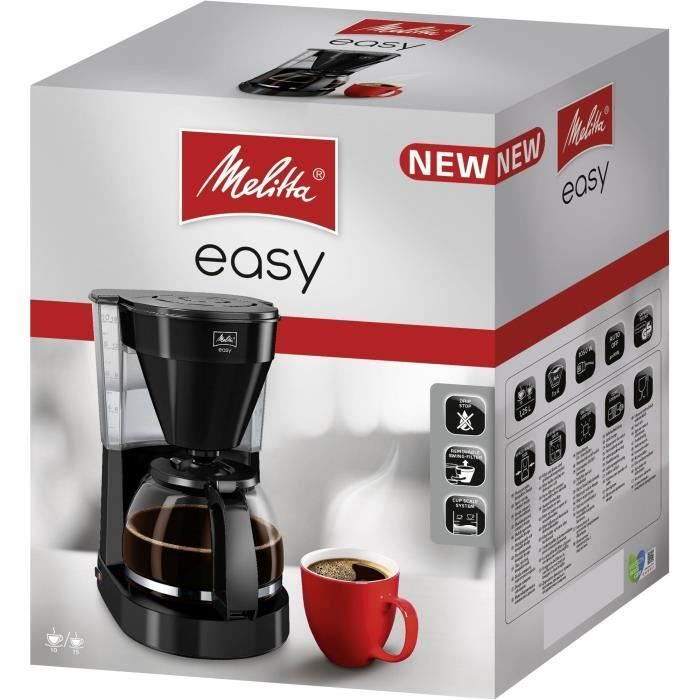 Macchina per caffè filtro MELITTA Easy II 1023-02 - 1050 W - Nera