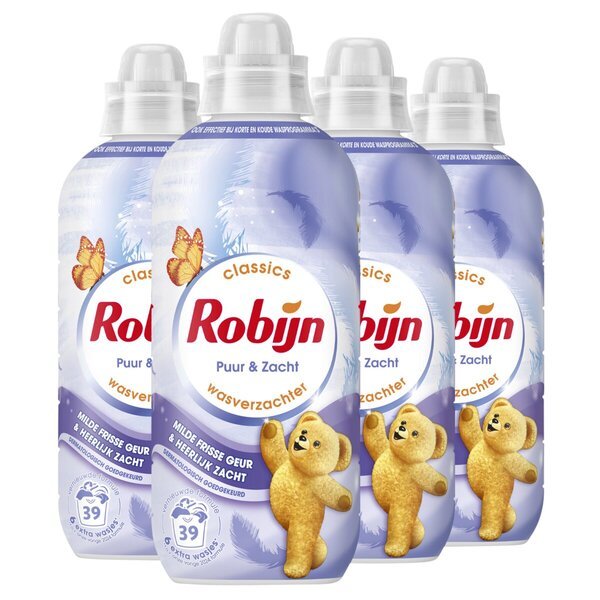 Robijn Classics Pure & Soft omekšivač za rublje<br>4 x 780 ml, 156 pranja