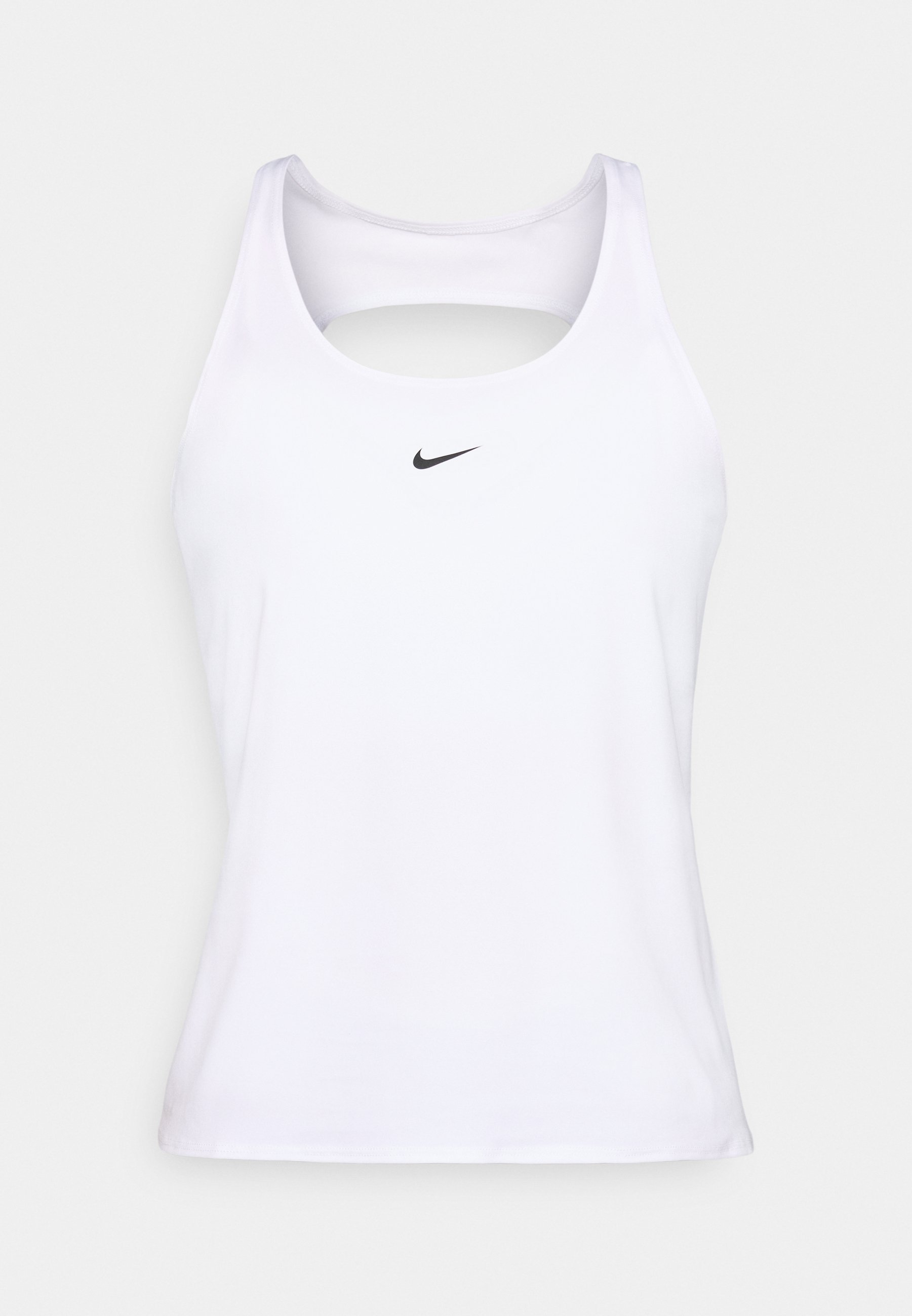 Nike Performance TANK ELASTIKA - Top - wit/zwart