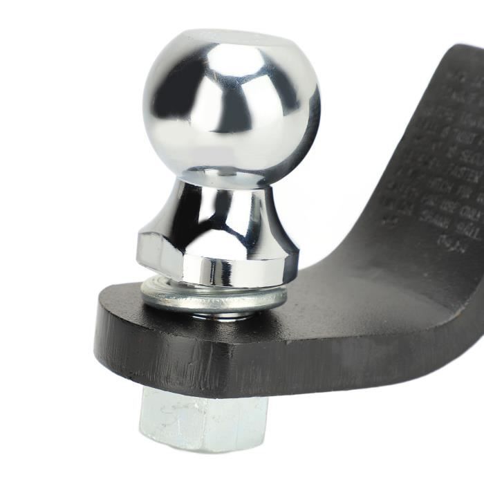 Soporte para enganche de remolque - DILWE - 50 mm - Acero reforzado - Pasador de 2 pulgadas - Autocaravana