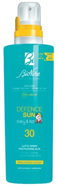 BIONIKE Bionike Defence Sun Baby&Kid loción en spray SPF 30 200 ml resistente al agua