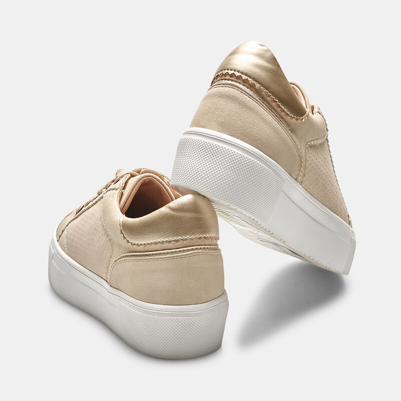 Damsneakers med platåsula