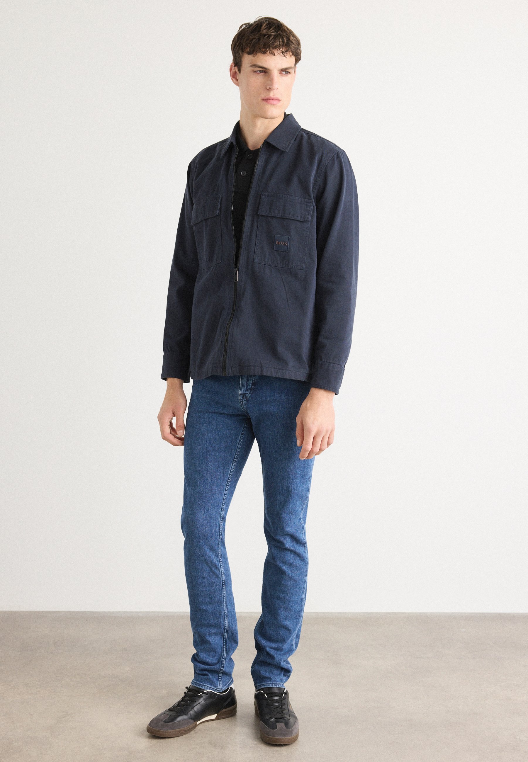 BOSS DELAWARE - Jean slim - bleu