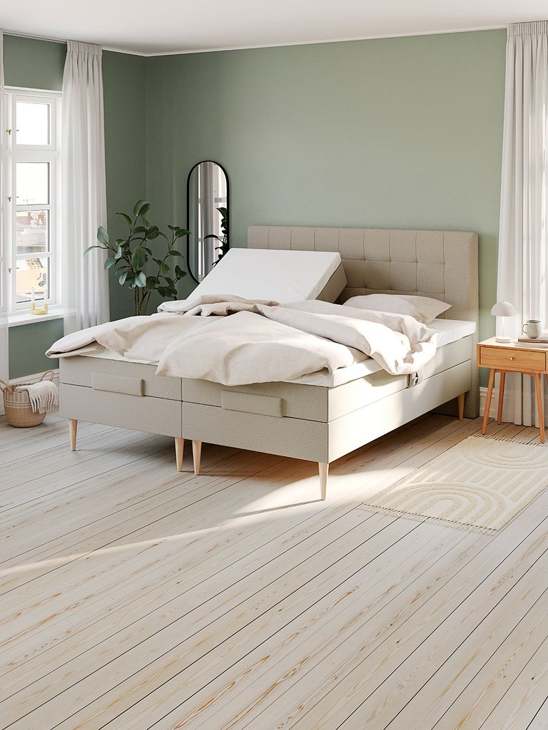TONDRA GE45 zlatá Polohovacia posteľ 140x200 TONDRA GE45 piesková-91 DREAMZONE