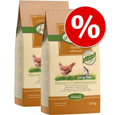 Lukullus Koudgeperst Droog Hondenvoer Voordeelverpakking 2 x 10 kg