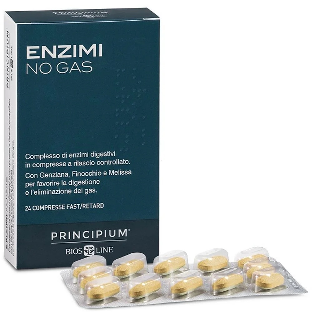 PRINCIPIUM BY BIOS LINE Principium Enzymes No Gas 24Cpr