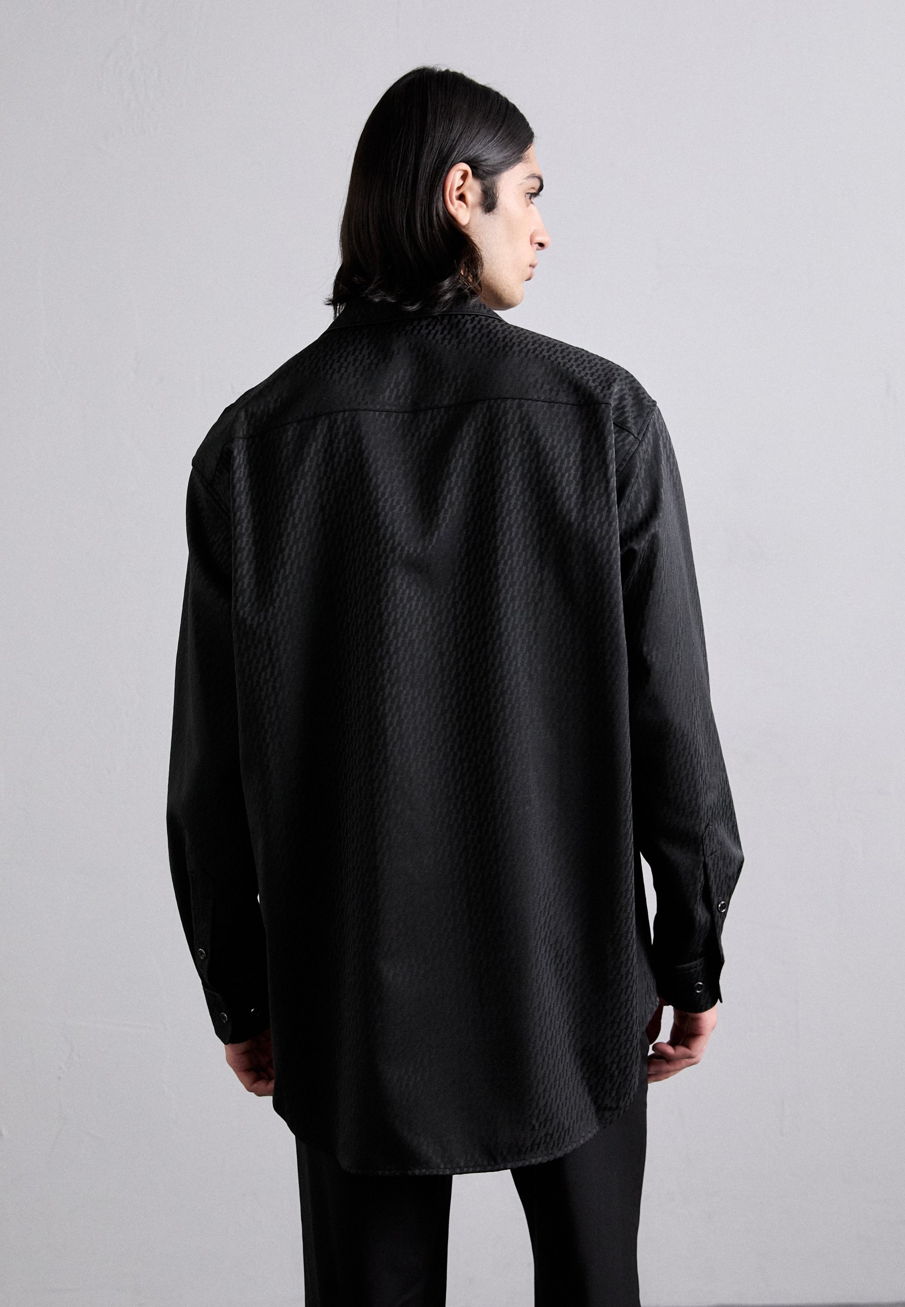 Helmut Lang TONAL - Shirt - zwart