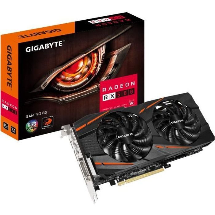 Κάρτα γραφικών Gigabyte AORUS Radeon™ RX580 Gaming 8G - 8GB - GDDR5