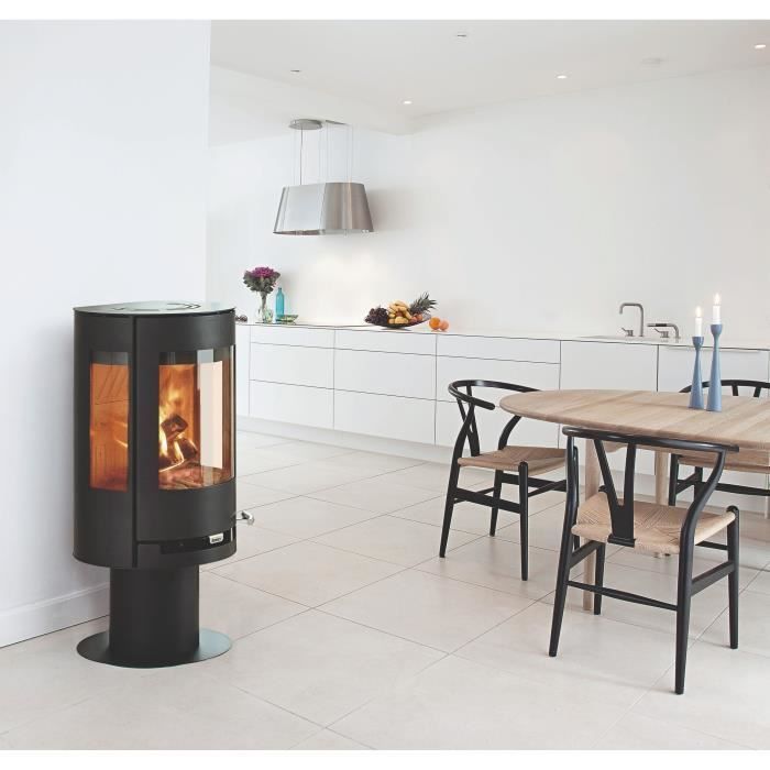 Fogão a lenha - ADURO 9.3 - 50294 - 6 KW - Preto