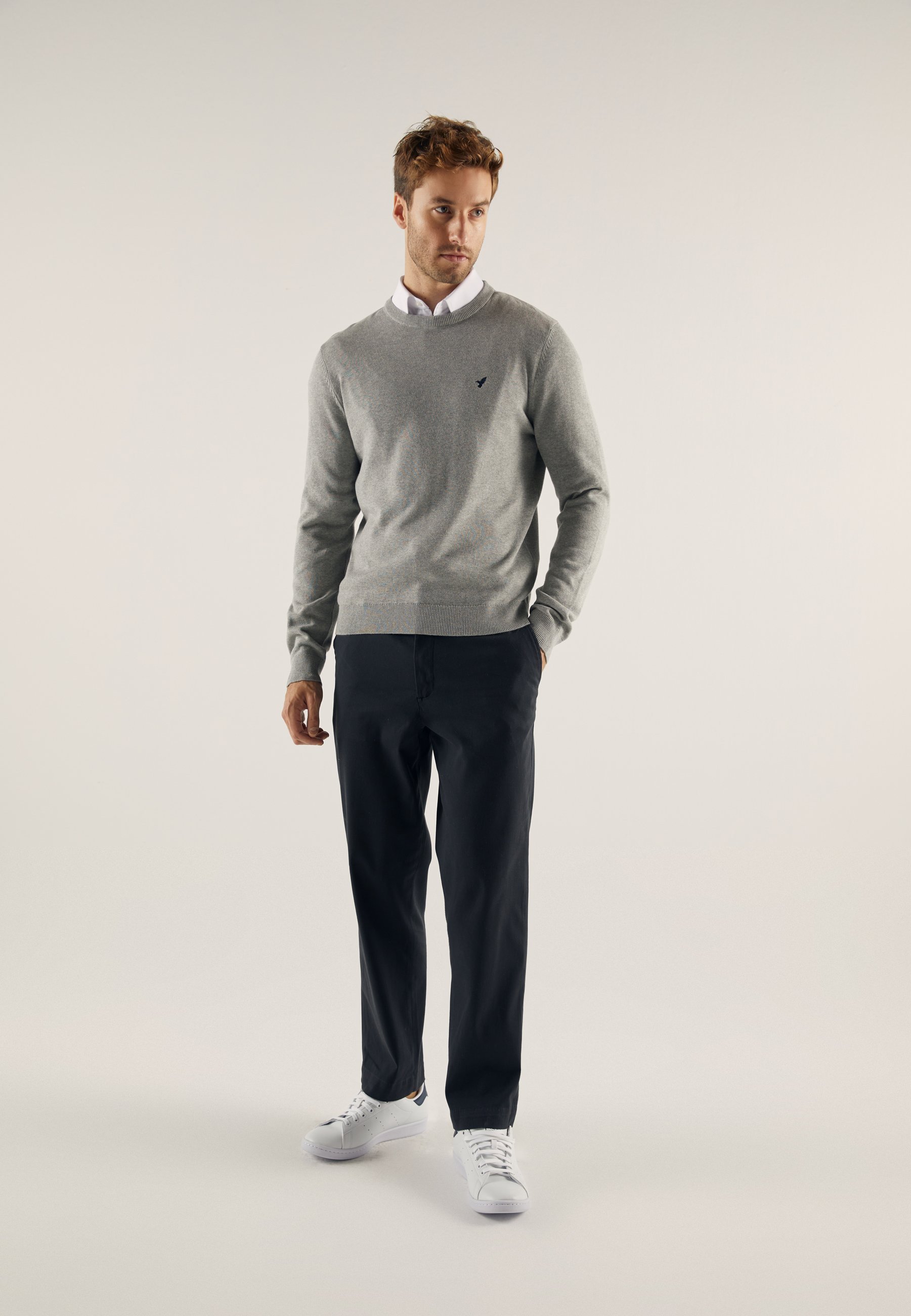 Pull Pier One - gris chiné