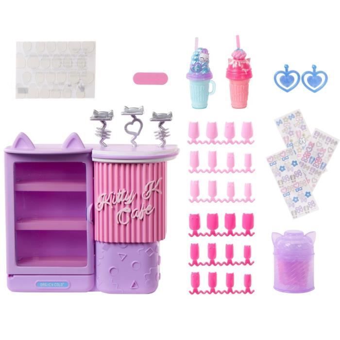 LOL Surprise OMG Sweet Nails™ - Salón de uñas - Muñeca Kitty K Cafe - Tema de cafetería - Para mayores de 4 años